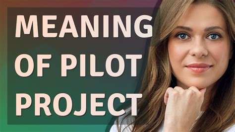 pilot project meaning in marathi